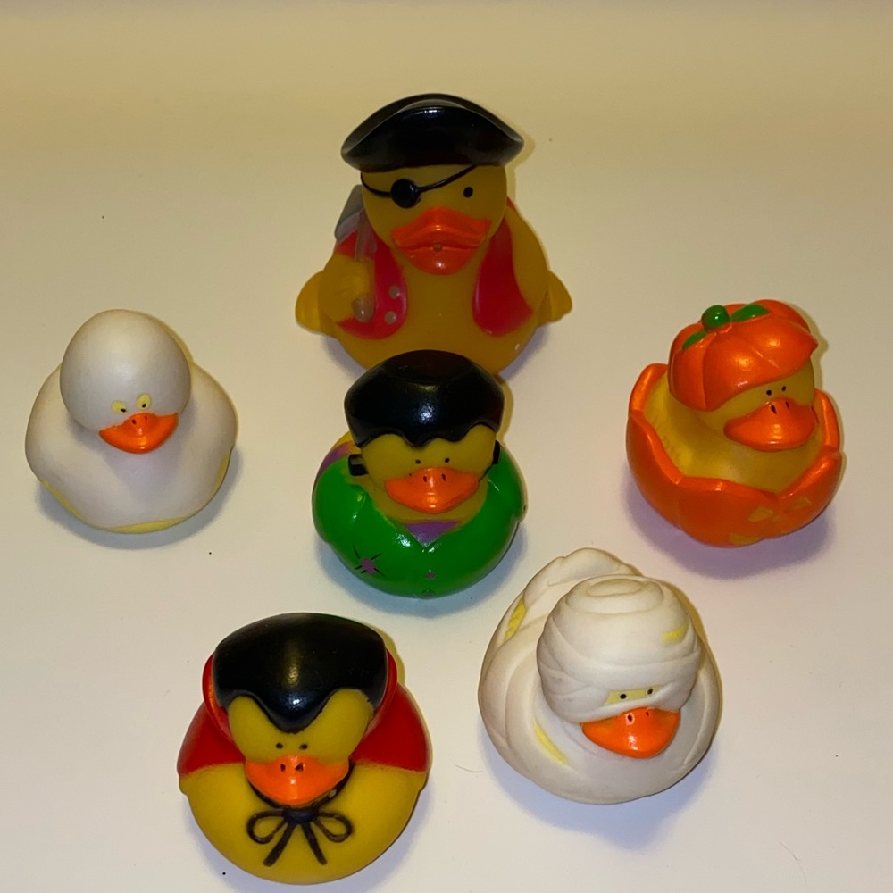 Halloween rubber duckies